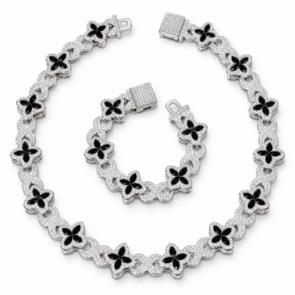 Combo Meivak Black - cadena y pulsera